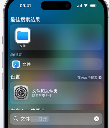 科尔沁左翼后apple维修中心分享iPhone文件应用中存储和找到下载文件 