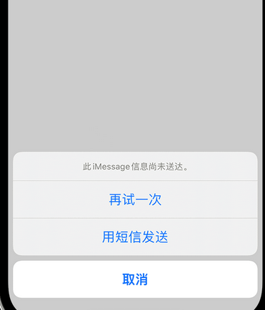 科尔沁左翼后apple维修iPhone上无法正常发送iMessage信息