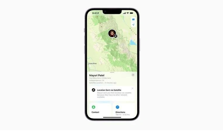 科尔沁左翼后苹果14维修分享iPhone14系列中 FindMy功能通过卫星分享位置方法教程 