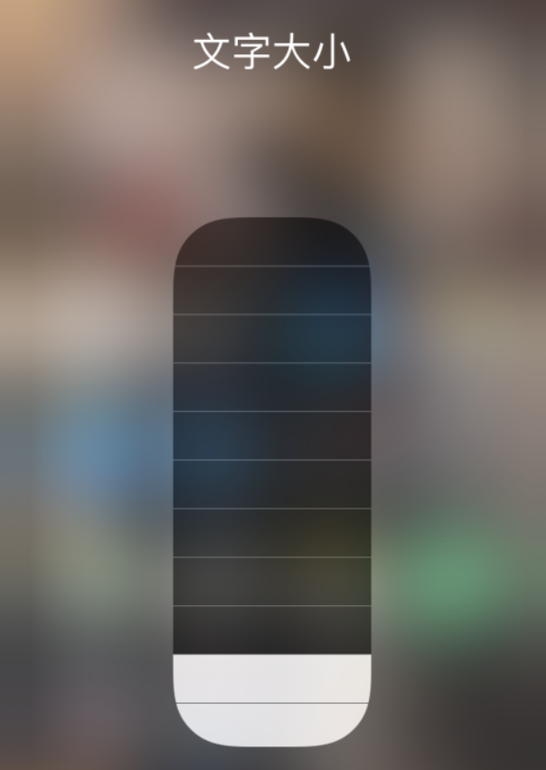 科尔沁左翼后苹果手机维修分享小技巧：在 iPhone 控制中心快速调节字体大小 